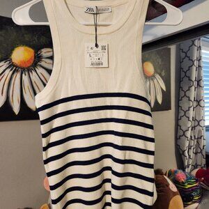 White & Black, Stripped Tank from Zara